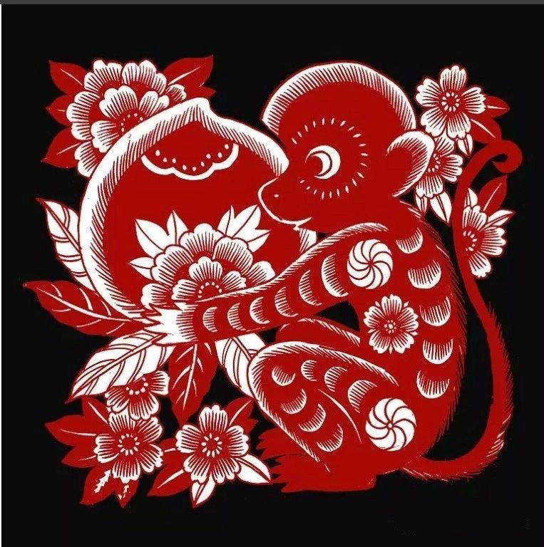 紅與黑的剪紙藝術(shù)，曹文峰十二生肖剪紙作品