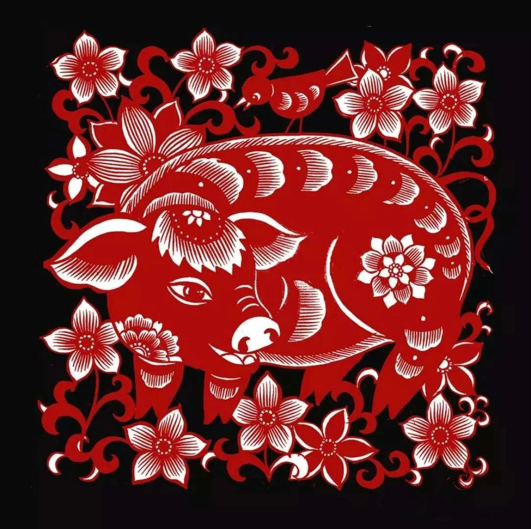 紅與黑的剪紙藝術(shù)，曹文峰十二生肖剪紙作品