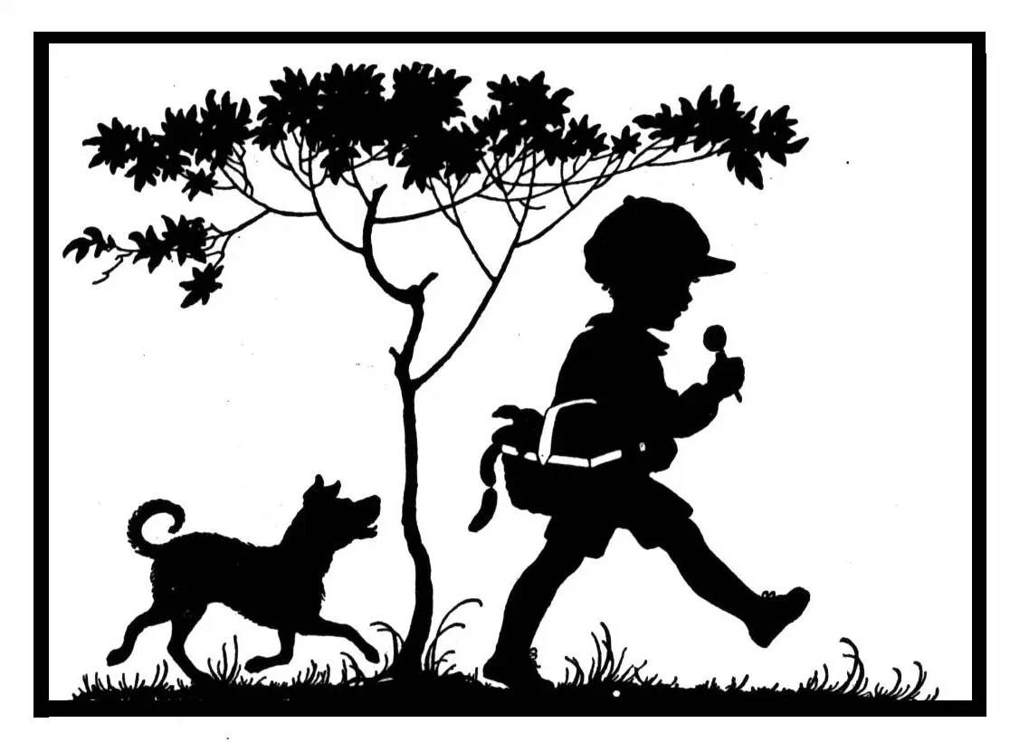 黑白童趣剪紙(26張)，西方剪影作品欣賞