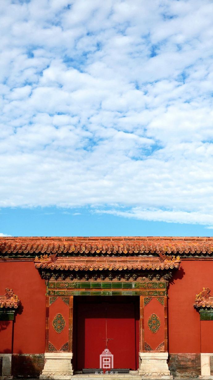 超美故宮古建筑圖片，紫禁之巔白云無盡
