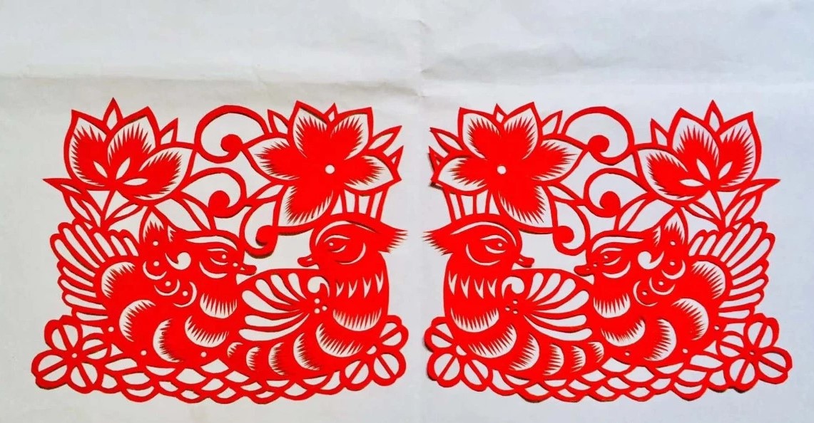 信手剪花花燦爛(20張)，張彬老師剪紙作品