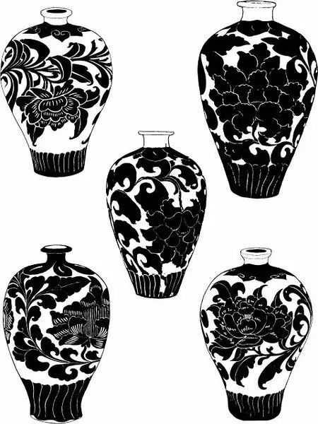 青花瓷素材圖案欣賞，中國傳統(tǒng)藝術(shù)就是這么美