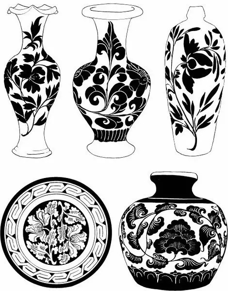 青花瓷素材圖案欣賞，中國傳統(tǒng)藝術(shù)就是這么美