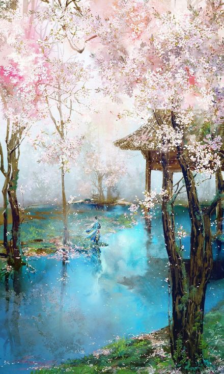 四季系列古風(fēng)壁紙圖集，超美的手機(jī)壁紙圖片