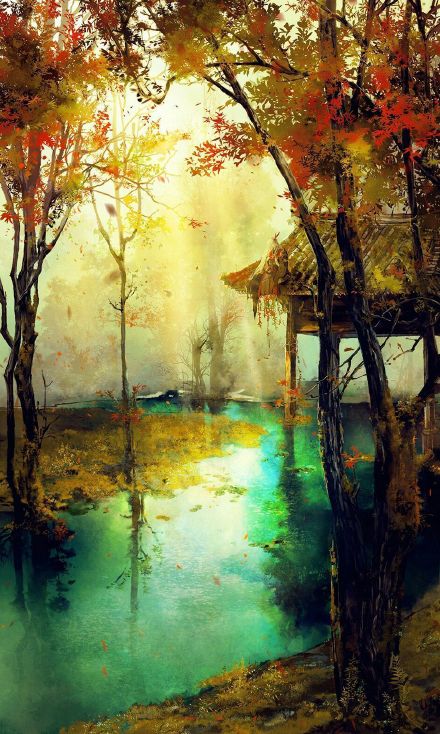 四季系列古風(fēng)壁紙圖集，超美的手機(jī)壁紙圖片