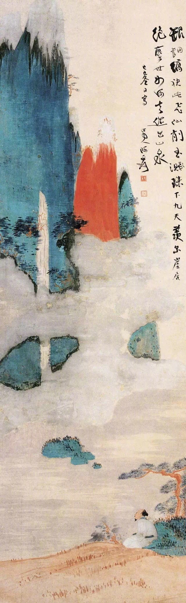 國畫山水圖集(41張)，高清國畫圖片欣賞