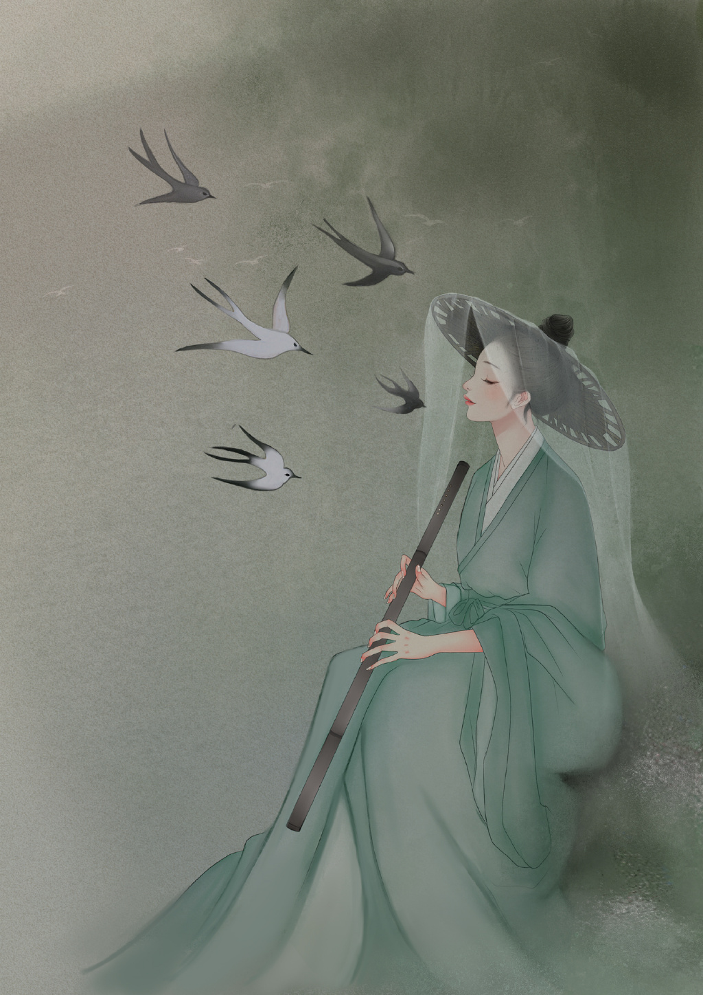 氣質(zhì)韻味的古風(fēng)女子，一組唯美高清古風(fēng)圖片