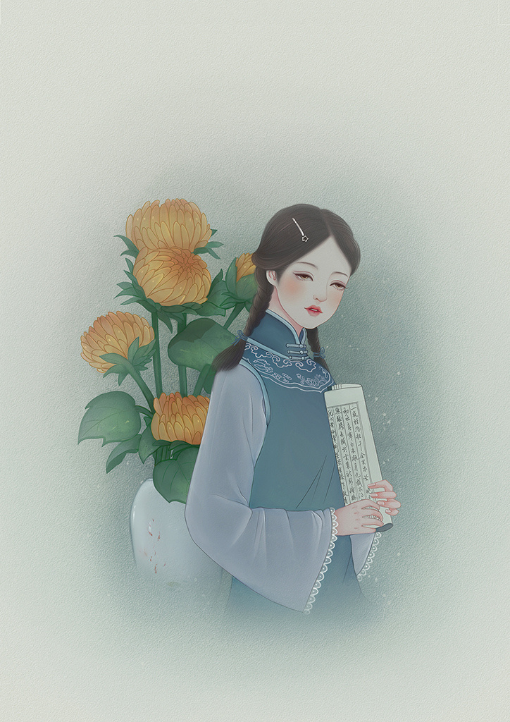 氣質(zhì)韻味的古風(fēng)女子，一組唯美高清古風(fēng)圖片