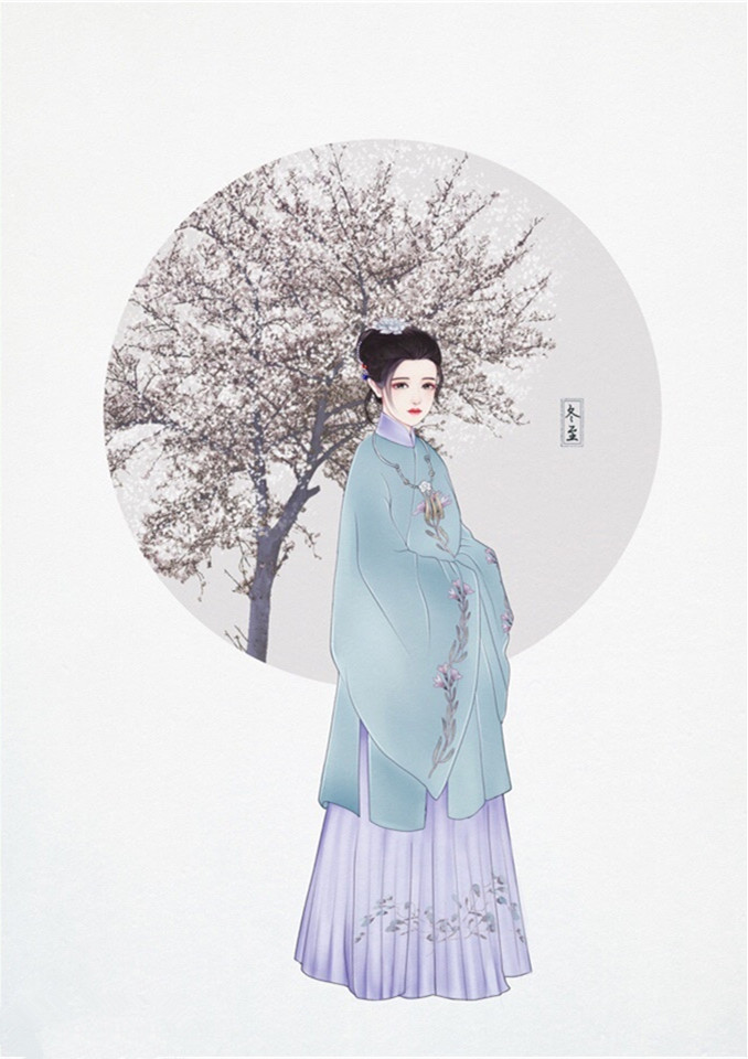 24節(jié)氣古風手機壁紙圖片，超美的女子古風圖片