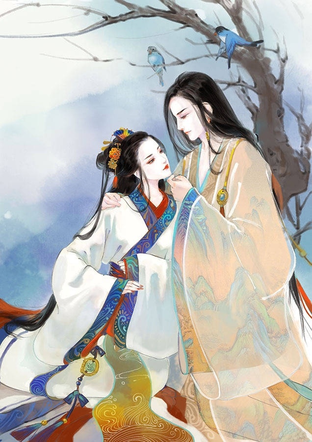 浪漫情侶古風(fēng)圖片，高清唯美古風(fēng)圖集