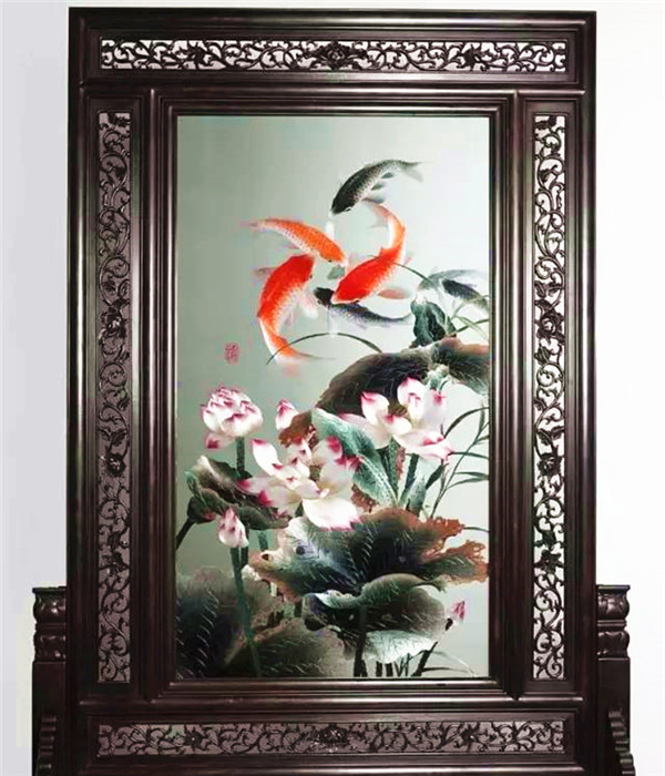 蜀繡大師——孟德芝，作品欣賞