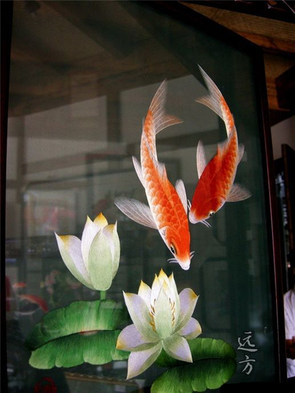 蜀繡大師——孟德芝，作品欣賞