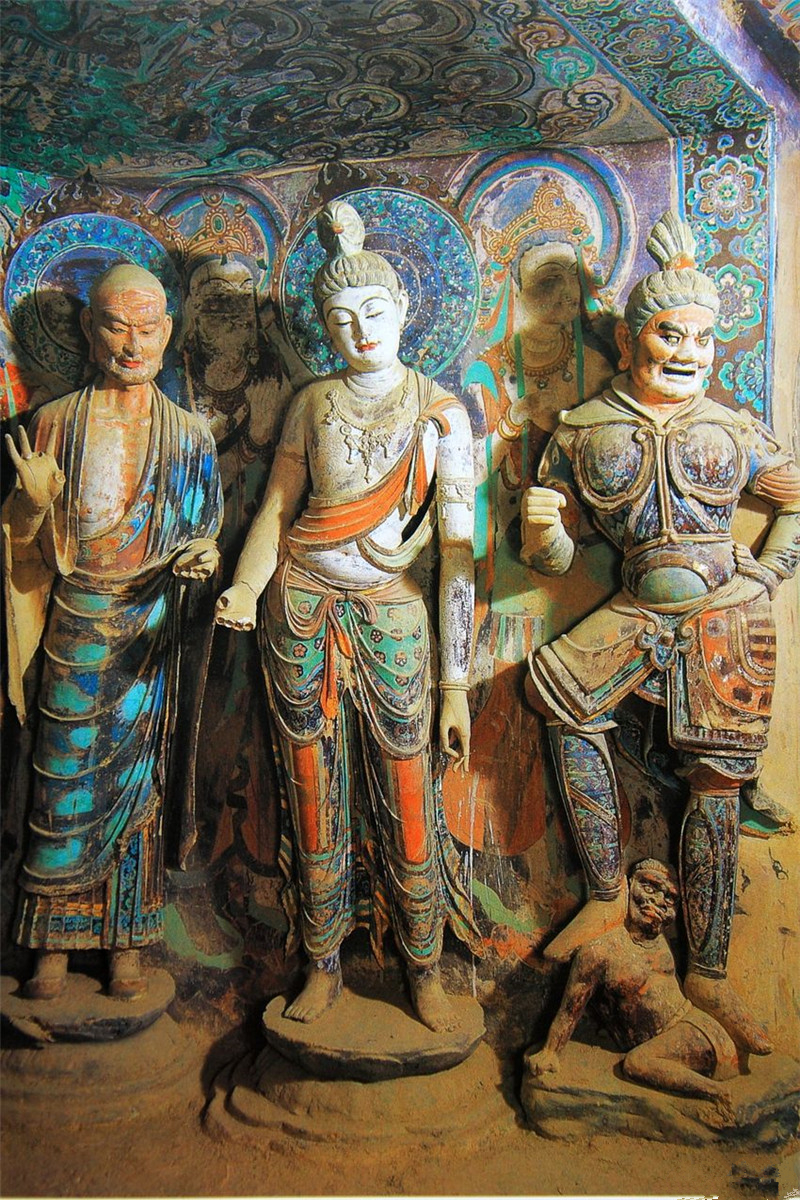 敦煌石洞彩塑佛像(2)