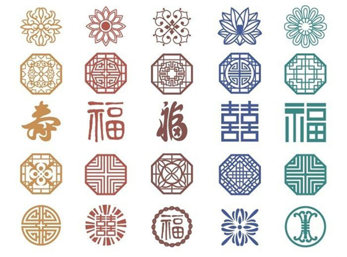 中國(guó)傳統(tǒng)古典藝術(shù)圖騰素材