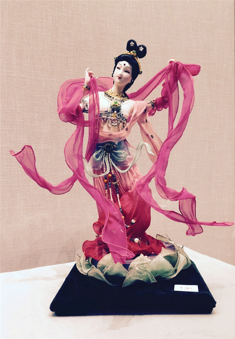 中國(guó)傳統(tǒng)工藝品，絹人