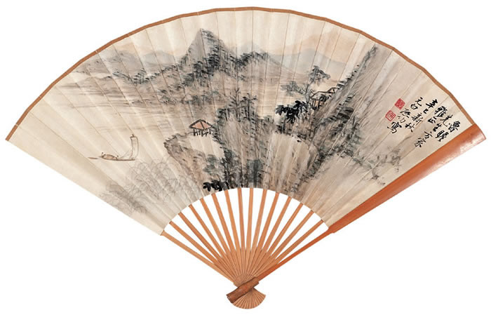 中國(guó)傳統(tǒng)書畫折扇之美