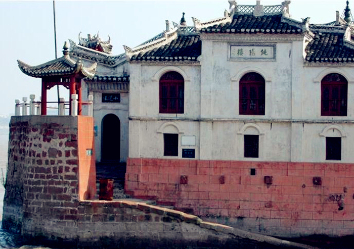 “萬里長江第一閣”鄂州觀音閣，700年屹立不倒