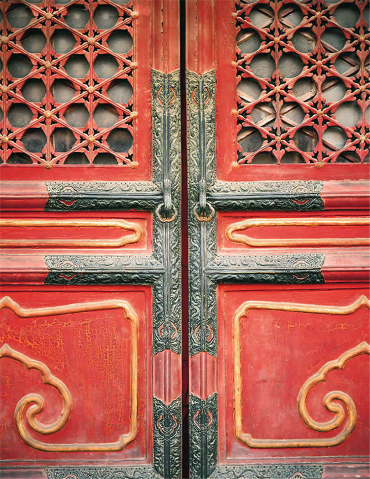 古建筑家佳樂(lè)文學(xué)精致古門欣賞