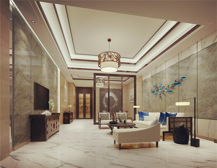 新中式室內傳統(tǒng)淡雅風格裝修