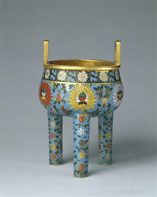 故宮博物館藏元明清掐絲琺瑯，景泰藍(lán)