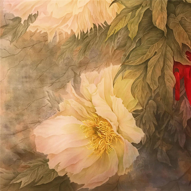 富貴平安，國(guó)色天香牡丹國(guó)畫欣賞