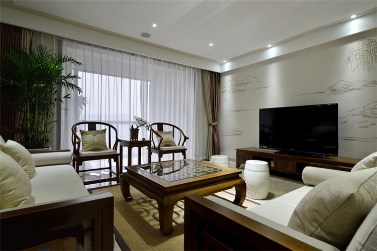 禪意實(shí)木高端家具新中式沙發(fā)