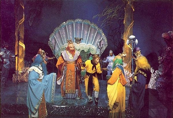 老版《西游記》攝影，美如畫的劇照