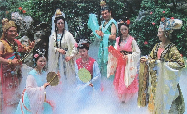 老版《西游記》攝影，美如畫的劇照
