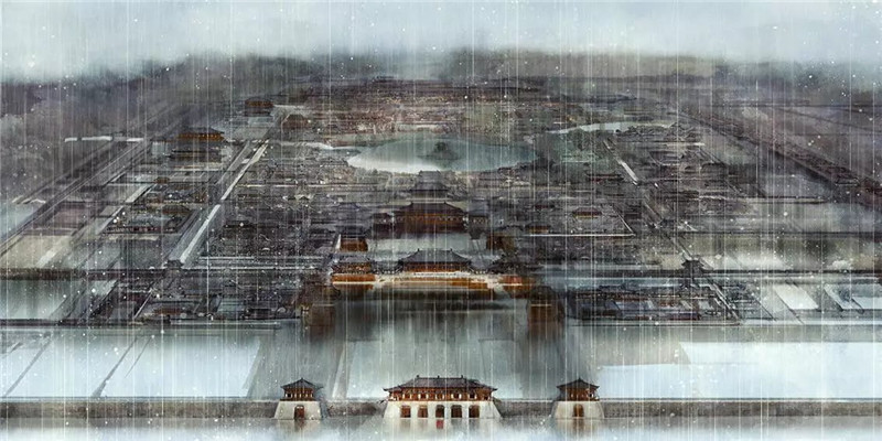 古風(fēng)風(fēng)景插畫(huà)伊吹五月