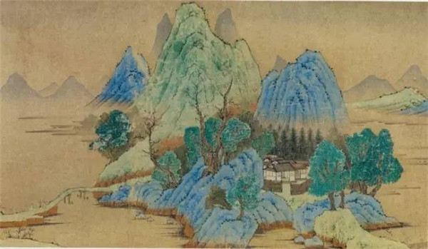 中國(guó)國(guó)畫(huà)青山綠水欣賞