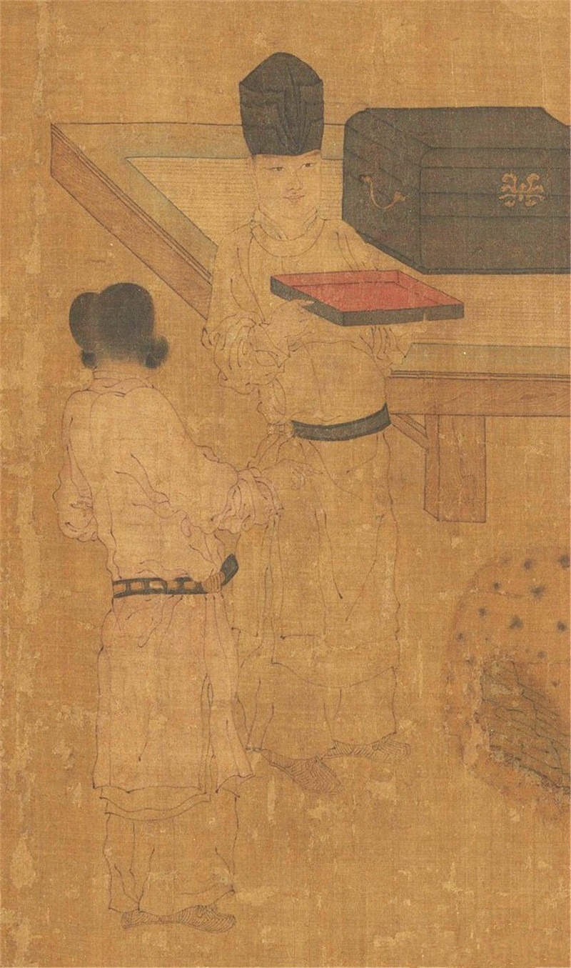  南宋《琉璃堂人物圖》國(guó)畫(huà)欣賞