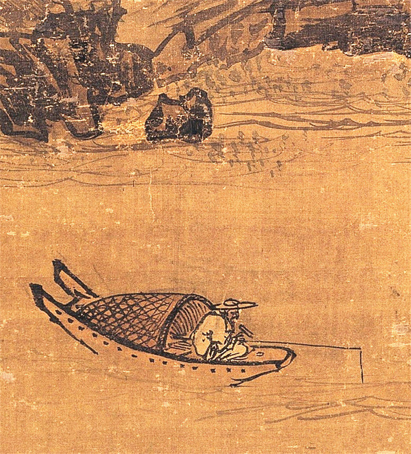 明朝戴進國畫《畫山水》欣賞