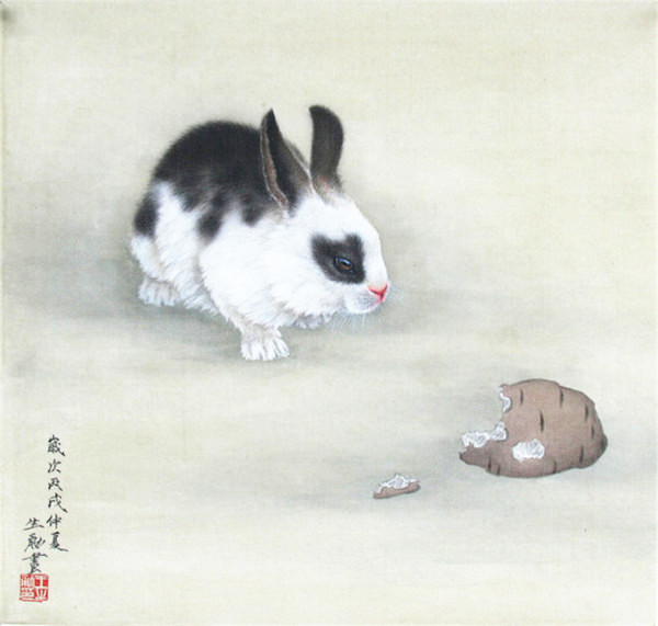 精美的十二生肖工筆國畫欣賞