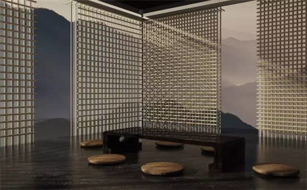 品茶牌佛之常用物，蒲團(tuán)