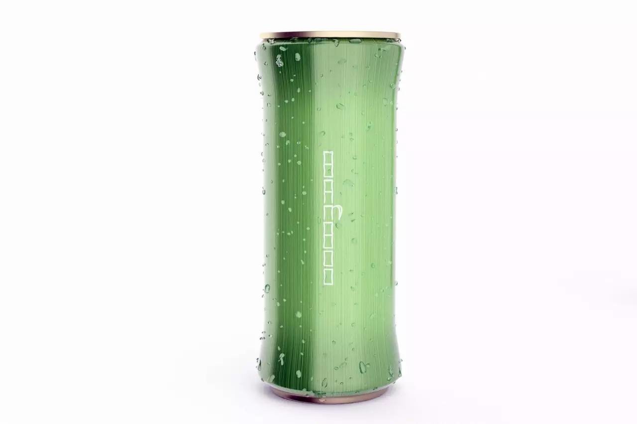 創(chuàng)意清涼的竹子易拉罐飲料包裝設計