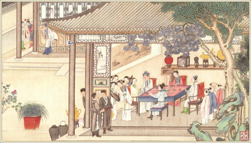 清代畫家孫溫繪畫的全本紅樓夢(mèng)圖（二）