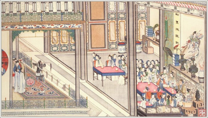 清代畫家孫溫繪畫的全本紅樓夢(mèng)圖（二）