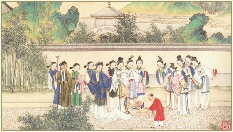 清代畫家孫溫繪畫的全本紅樓夢(mèng)圖（二）