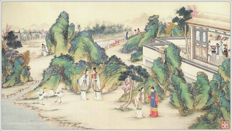 清代畫家孫溫繪畫的全本紅樓夢圖(三)