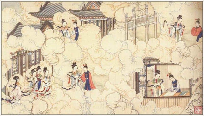 清代畫家孫溫繪畫的全本紅樓夢圖(四)