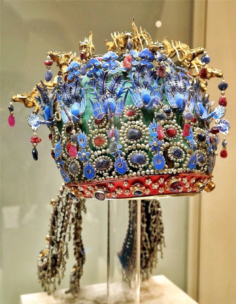 明代孝靖皇后珠寶玉石鳳冠