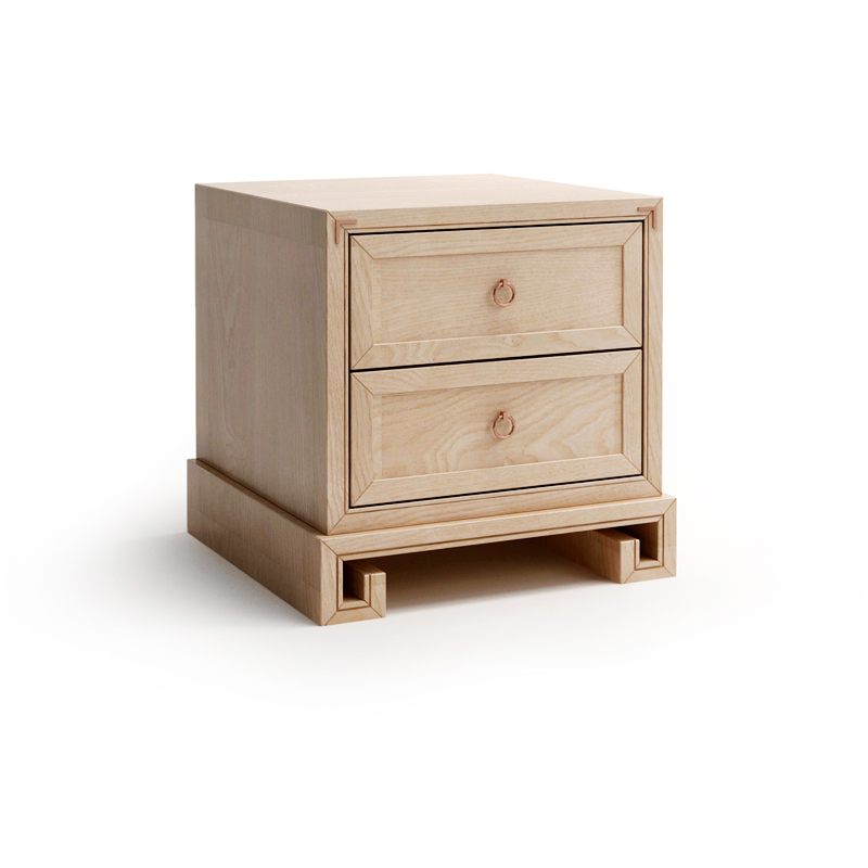 中式實(shí)木雙人床1.8米大床，簡(jiǎn)約現(xiàn)代樣板房家具