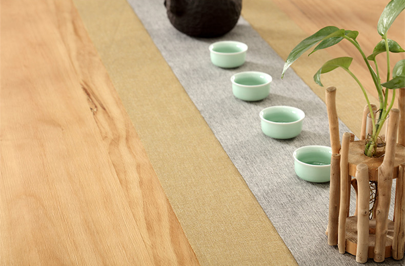 復(fù)古純實(shí)木茶桌椅組合，仿古簡(jiǎn)約功夫茶臺(tái)