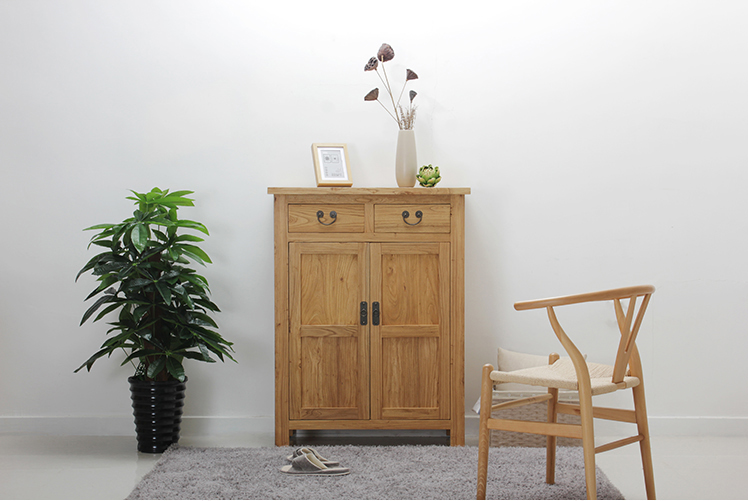 中式簡約實木玄關(guān)鞋柜，中式門廳柜收納柜