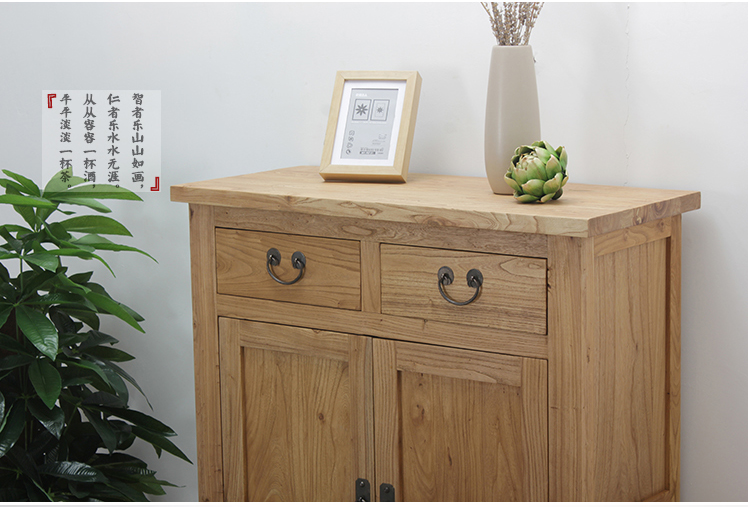 中式簡約實木玄關(guān)鞋柜，中式門廳柜收納柜