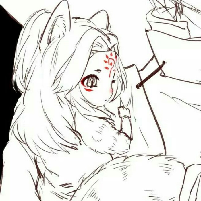 陰陽師大天狗和妖狐古風(fēng)頭像，男生頭像帥氣