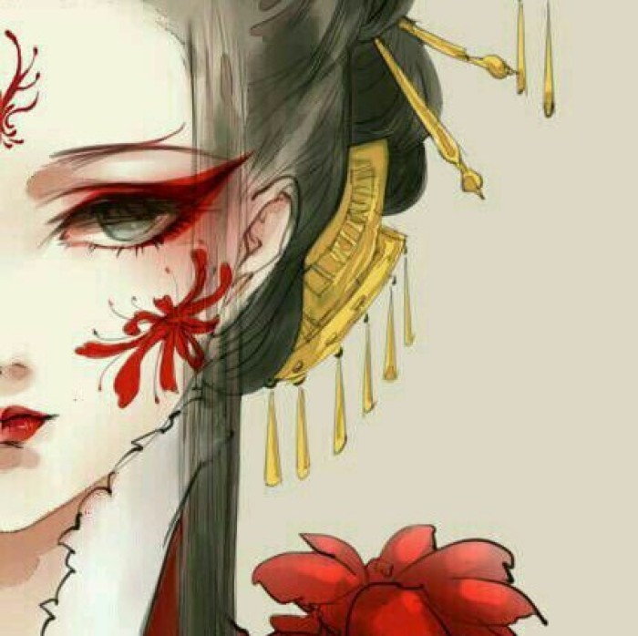 動漫古風女子閨蜜頭像，好姐妹qq頭像