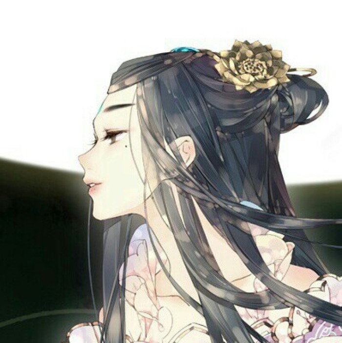 動漫古風女子閨蜜頭像，好姐妹qq頭像