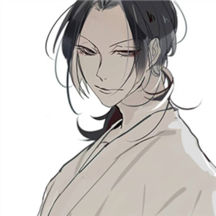 男子英氣古風動漫頭像，溫潤男生qq頭像