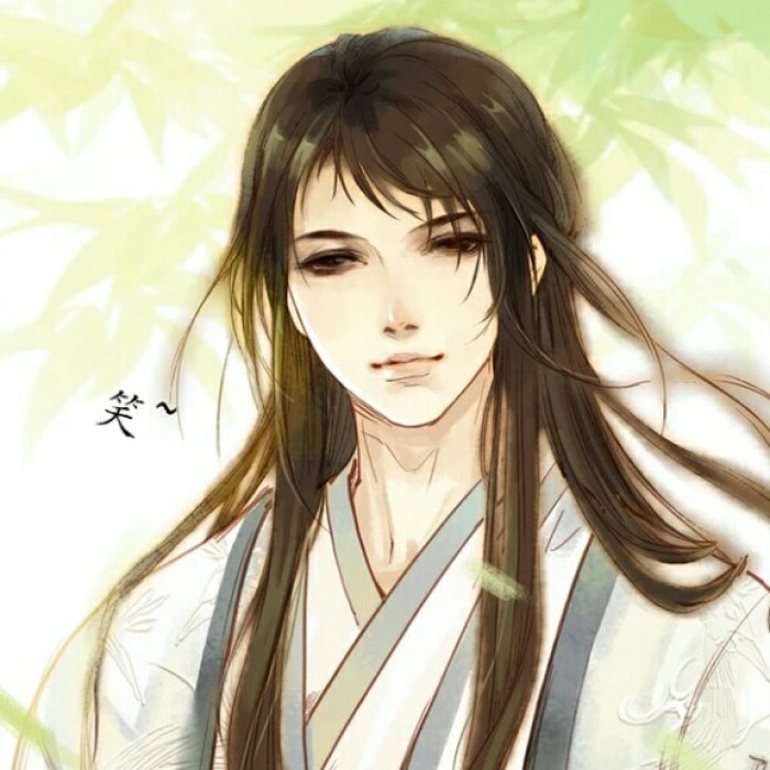 男子英氣古風動漫頭像，溫潤男生qq頭像